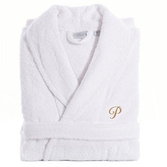 Linum Home Textiles Turkish Cotton Personalized Unisex Quick Dry Terry Bathrobe