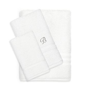 Linum Home Textiles Turkish Cotton Denzi 3 pc Personalized Towel Set