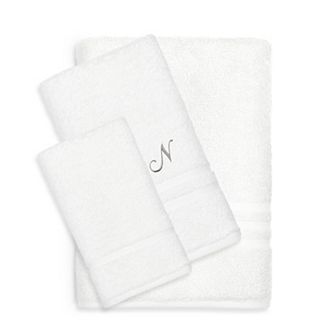 Linum Home Textiles Turkish Cotton Denzi 3 pc Personalized Towel Set