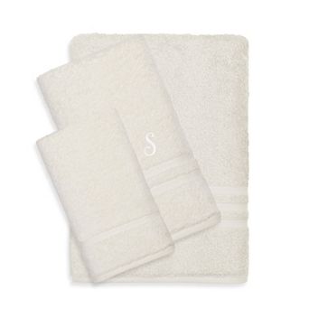 Linum Home Textiles Turkish Cotton Denzi 3 pc Personalized Towel Set
