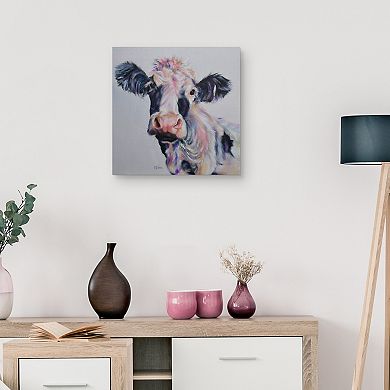 Master Piece Ripple Cow Canvas Wall Art