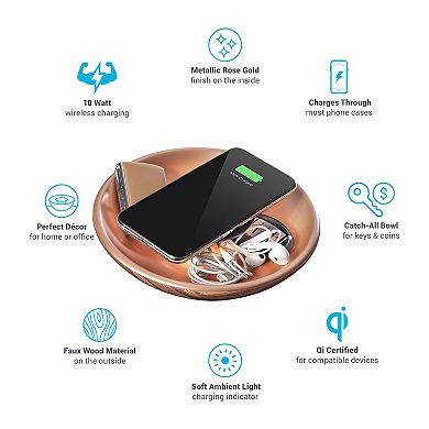 Tylt Bowl Wireless Charging Pad