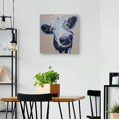 Master Piece Shine Cow Canvas Wall Art