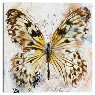 Masterpiece Flights of Fancy IV Butterfly Canvas Wall Art