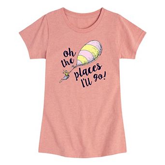 Girls 7-16 Dr. Seuss The Places I'll Go Graphic Tee
