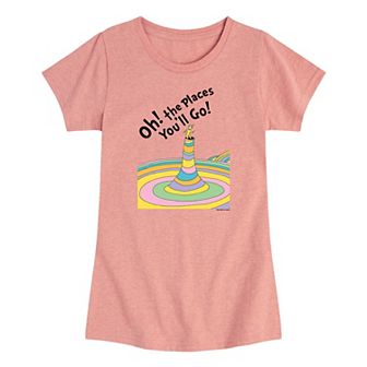Girls 7-16 Dr. Seuss Places You'll Go Graphic Tee