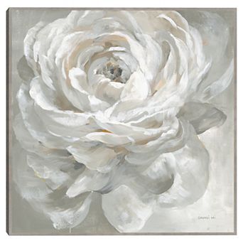 Masterpiece White Rose Framed Wall Art