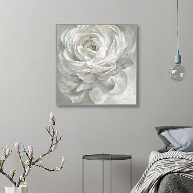 Masterpiece White Rose Framed Wall Art