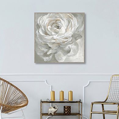 Masterpiece White Rose Framed Wall Art