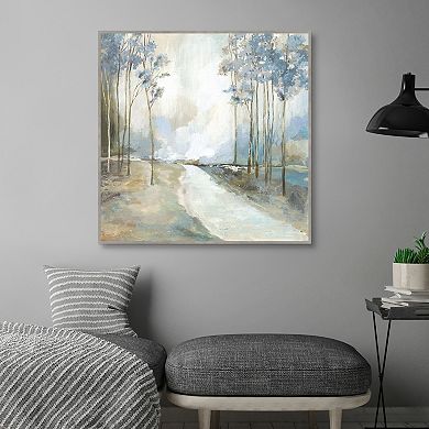 Master Piece Blue Path Home Framed Wall Art