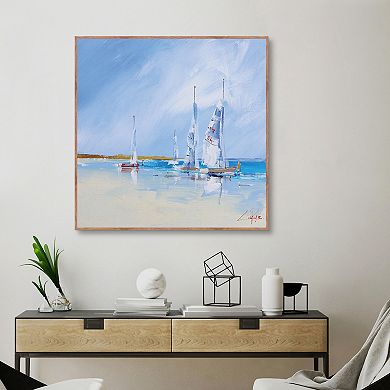 Masterpiece Aspendale Sails Framed Wall Art