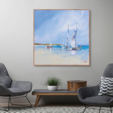 Masterpiece Aspendale Sails Framed Wall Art