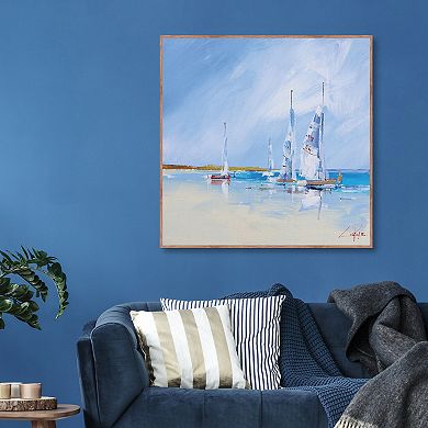 Masterpiece Aspendale Sails Framed Wall Art