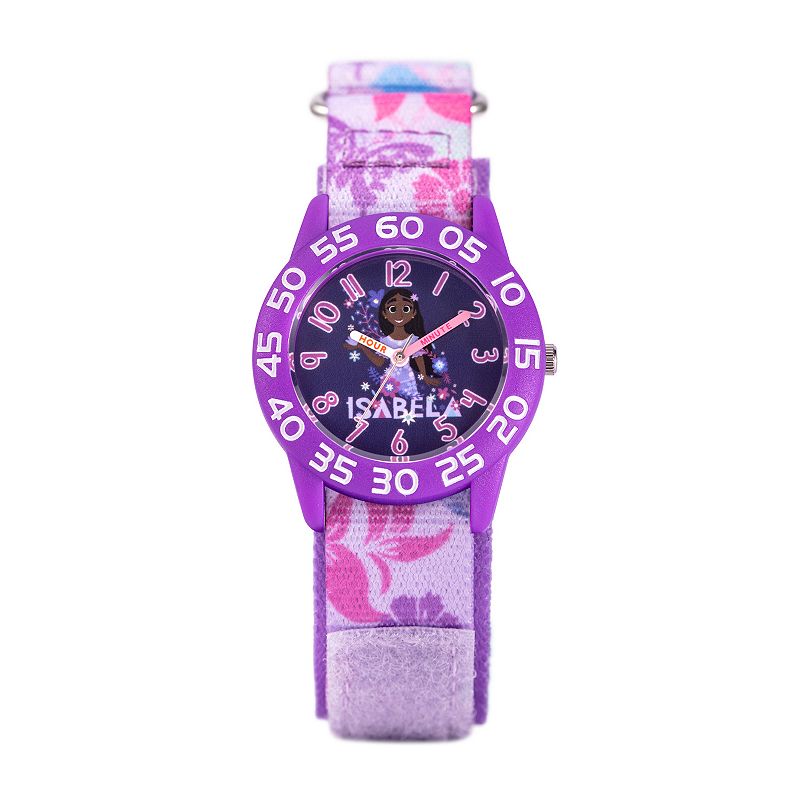 Kids' Disney's Encanto Isabela Purple Plastic Time Teacher Watch, Girl's, Size: Medium