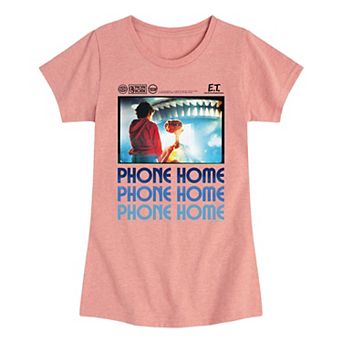 Girls 7-16 E.T. Phone Home Repeat Graphic Tee