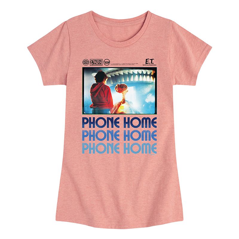 Girls 7-16 E.T. Phone Home Repeat Graphic Tee, Girl's,