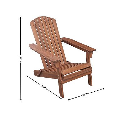 Sonoma Goods For Life Acacia Wood Adirondack Patio Chair