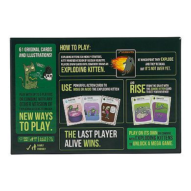 Exploding Kittens Zombie Kittens Card Game