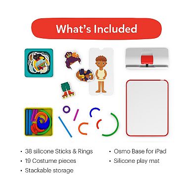 Osmo Little Genius Starter Kit for iPad 4 Educational Learning Games STEM Toy