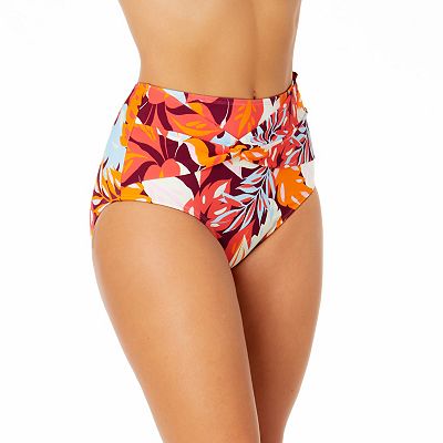 Women s Catalina Twist Front High Waisted Swim Bottoms