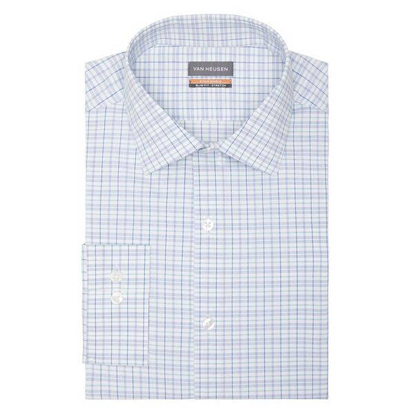 Men's Van Heusen SlimFit Stain Shield SpreadCollar Dress Shirt