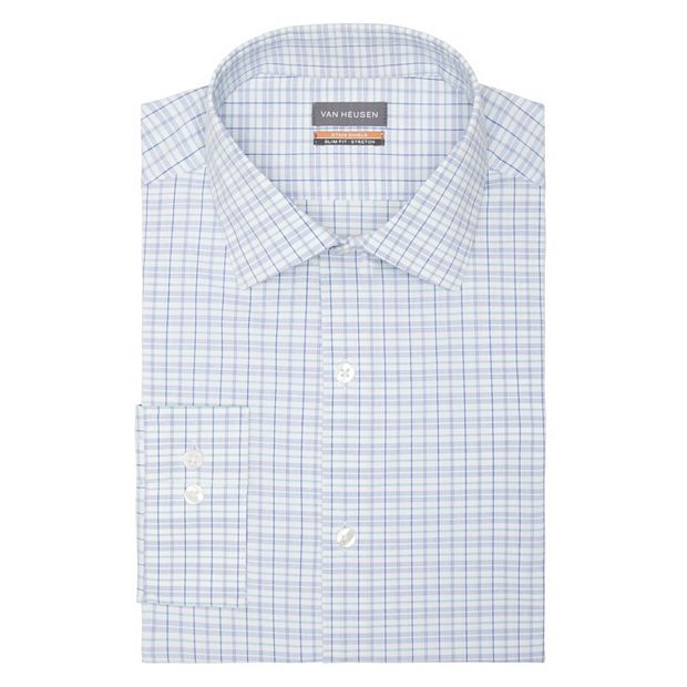 Men's Van Heusen Slim-Fit Stain Shield Spread-Collar Dress Shirt