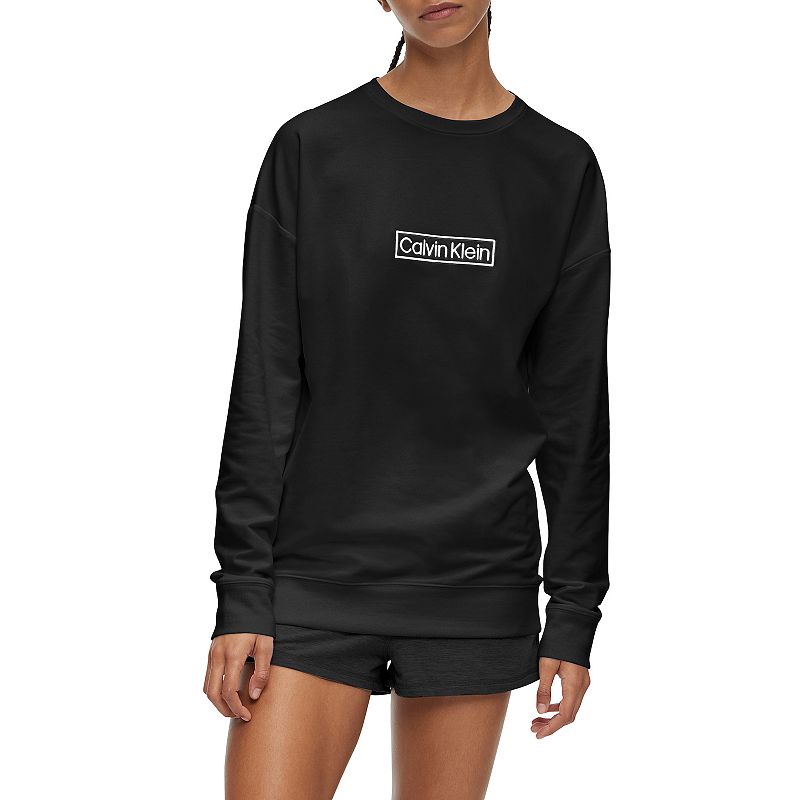 Womens Calvin Klein CK Reimagined Heritage Lounge Long Sleeve Sweatshirt, 