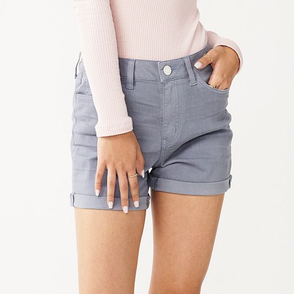 Juniors' SO® High Rise Midi Shorts