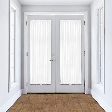 Achim Darcy Rod Pocket Door Panel with Tieback