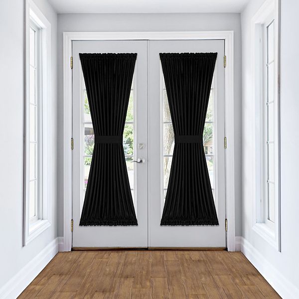 Achim Darcy Rod Pocket Door Panel with Tieback