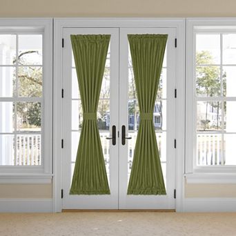Achim Darcy Rod Pocket Door Panel with Tieback
