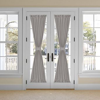 Achim Darcy Rod Pocket Door Panel with Tieback