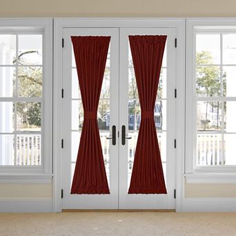 Achim Darcy Rod Pocket Door Panel with Tieback