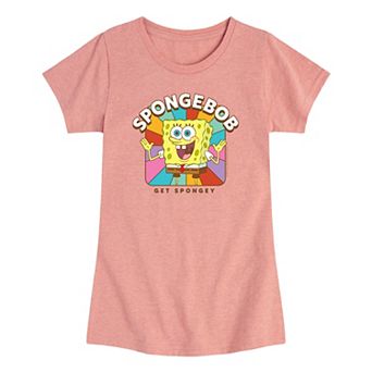 Girls 7-16 SpongeBob Get Spongey Graphic Tee