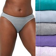 42LBAS - Hanes Women's Cotton Bikini Panties with ComfortSoft