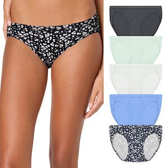Hanes Ultimate 5-Pack ComfortSoft Stretch Bikini Underwear 42W5CS