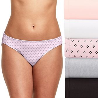 Hanes Ultimate 5-Pack ComfortSoft Stretch Bikini Underwear 42W5CS