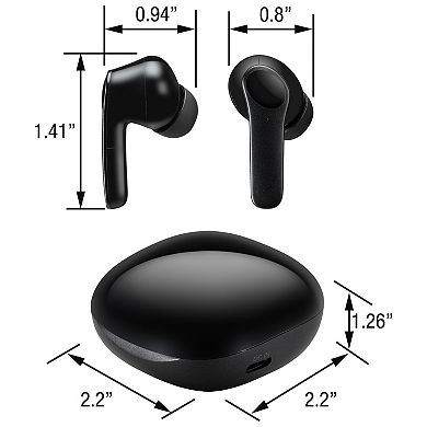iLive Noise Cancelling 12-hr. Playtime True Wireless Earbuds