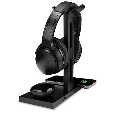 iLive 5-in-1 Device Charger & Headphone Stand