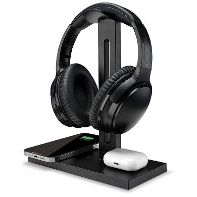 iLive 5-in-1 Device Charger & Headphone Stand