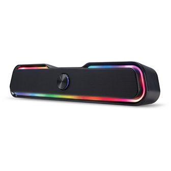 iLive 17-Inch Multimedia Soundbar with LED Accents