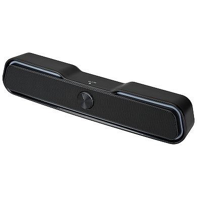 iLive 17-Inch Multimedia Soundbar with LED Accents