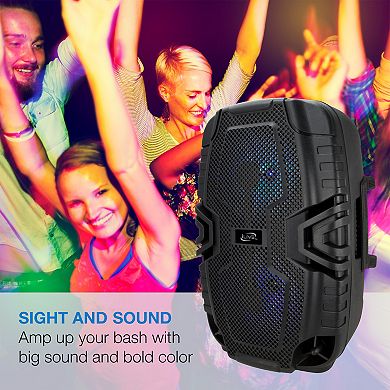 iLive Dual 6.5-in. Bluetooth Party Stereo Speaker