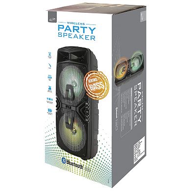 iLive Dual 8-in. Bluetooth Party Stereo Speaker