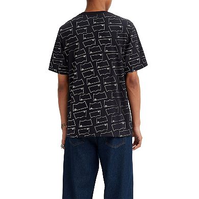 Levi's relaxed fit t-shirt with allover logo print in multi