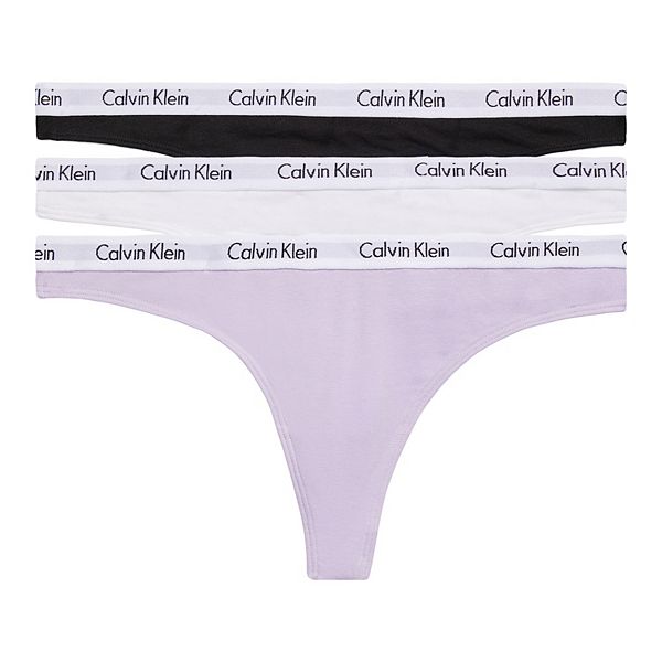 Women's Calvin Klein Carousel 3-Pack Thong Panty Set QD3587