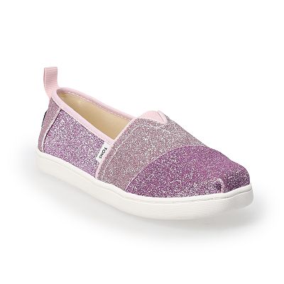 TOMS Colorblock Iridescent Glimmer Girls' Alpargata Shoes