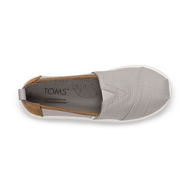 TOMS Slubby Woven Boys' Alpargata Shoes