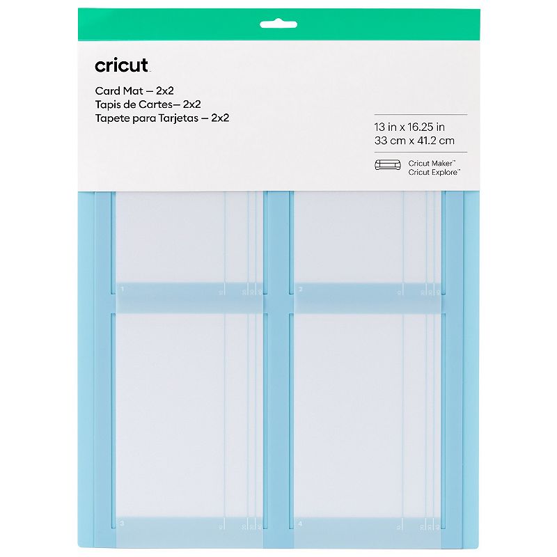 30839602 Cricut Card Mat – 2x2, Adult Unisex, Blue sku 30839602