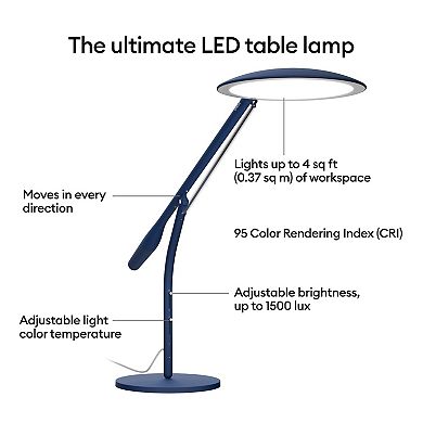 Cricut® Bright™ 360 Ultimate LED Table Lamp -Indigo
